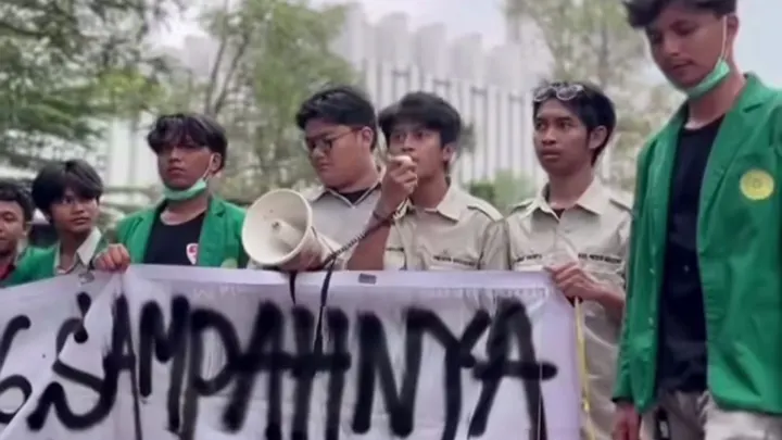 Mahasiswa UMJ Ancam Aksi Jilid III di Kantor Wali Kota Tangsel, Krisis Sampah Tak Kunjung Ditangani