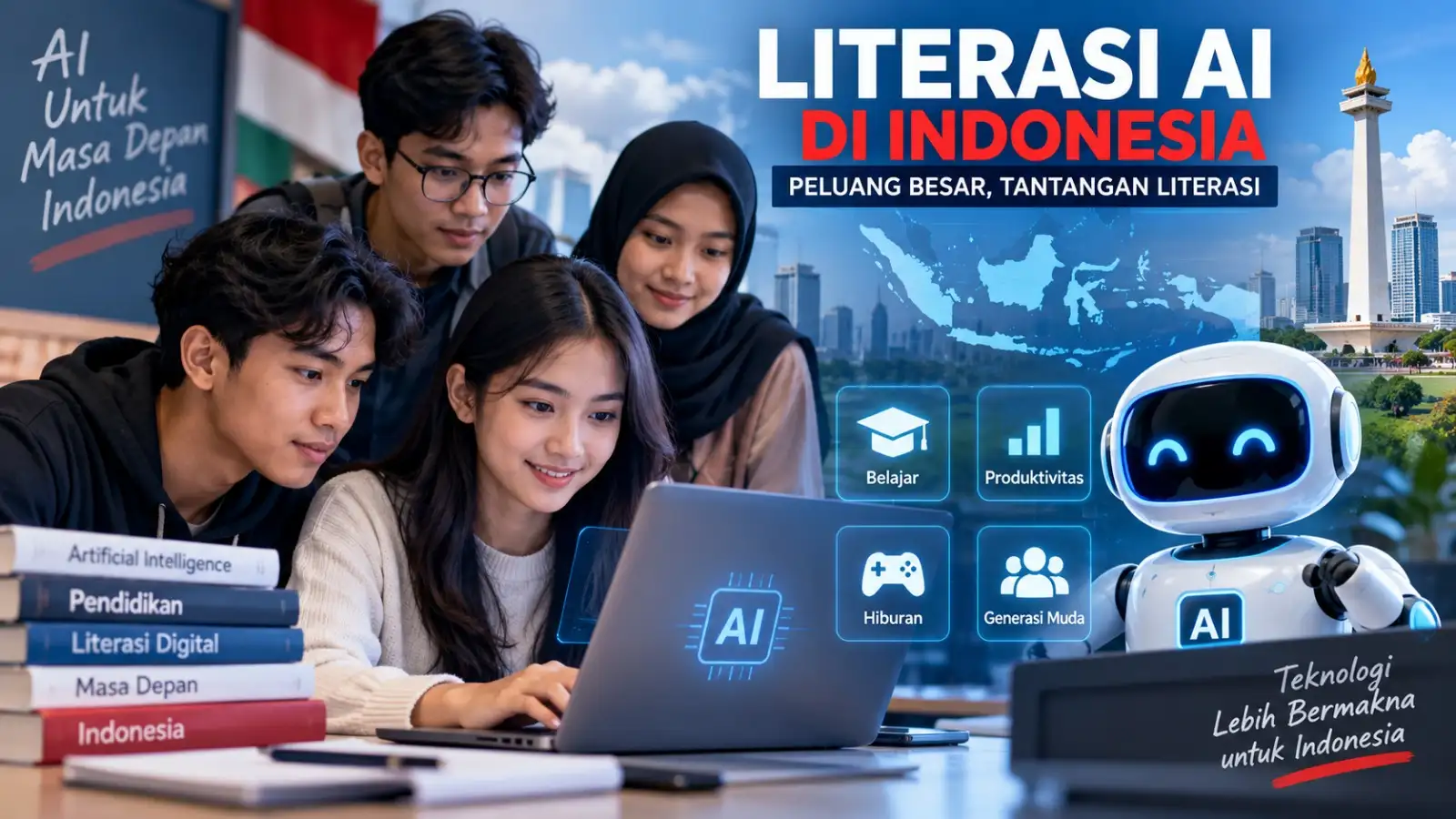 Literasi AI di Indonesia Rendah, Gen Z Jadi Pengguna Terbesar