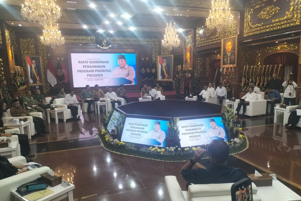Rapat Tertutup Bahas Program Presiden Digelar di Kemhan
