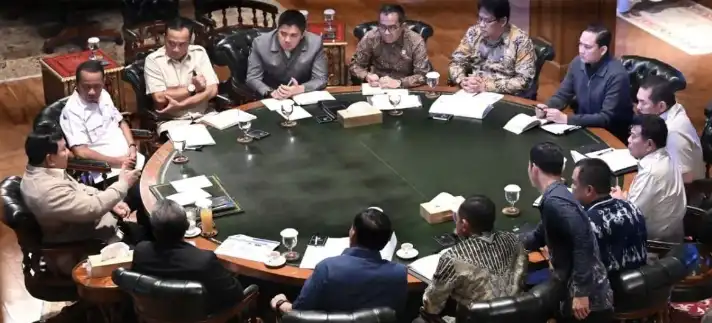 Prabowo Pimpin Ratas Program Strategis di Hambalang