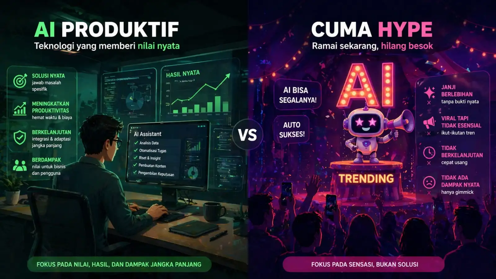 Evaluasi AI Generatif 2026: Produktivitas Nyata vs Tren Sesaat