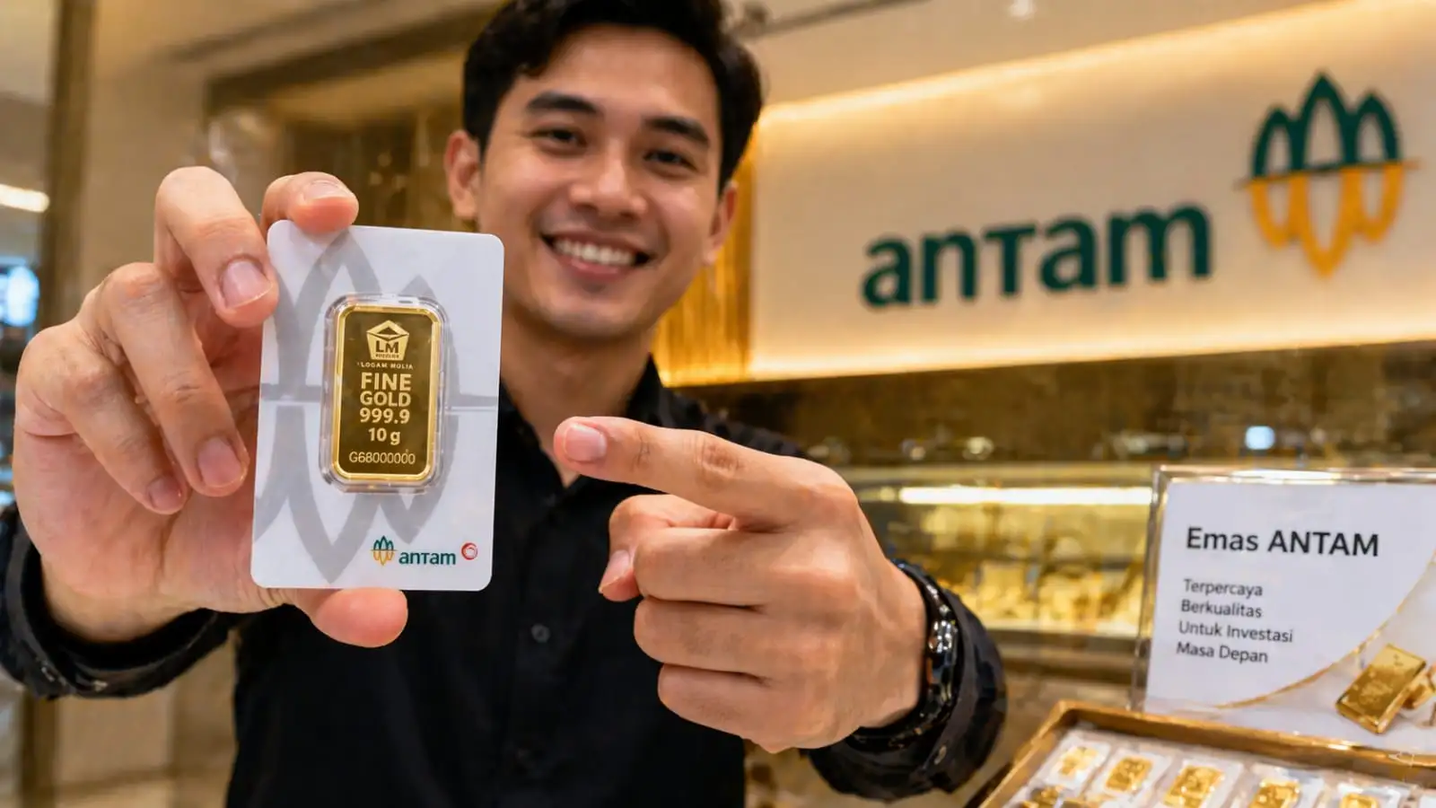 Sepekan Turun Tajam, Harga Emas Antam Hari Ini Stagnan di Rp2,8 Juta