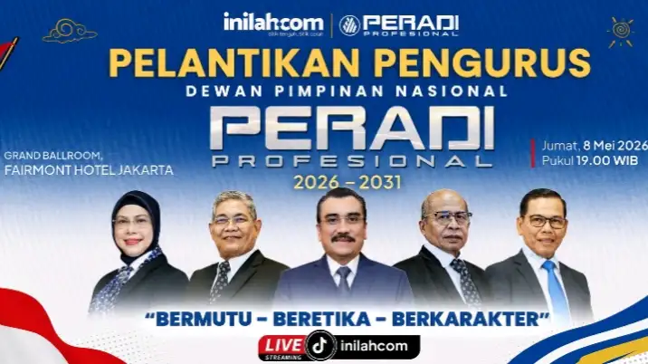 Resmi Kantongi Izin Polri, DPN Peradi Gelar Pelantikan Hari Ini