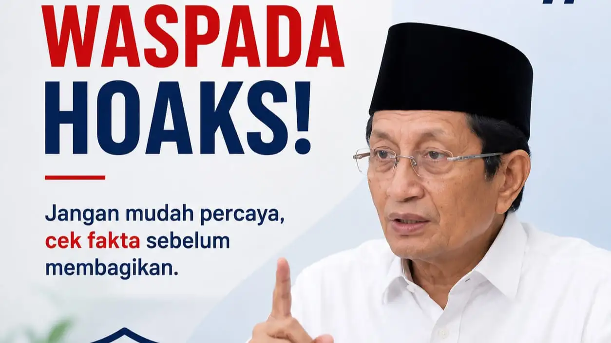 Deretan Hoaks Menag Nasaruddin Umar, Publik Diminta Waspada